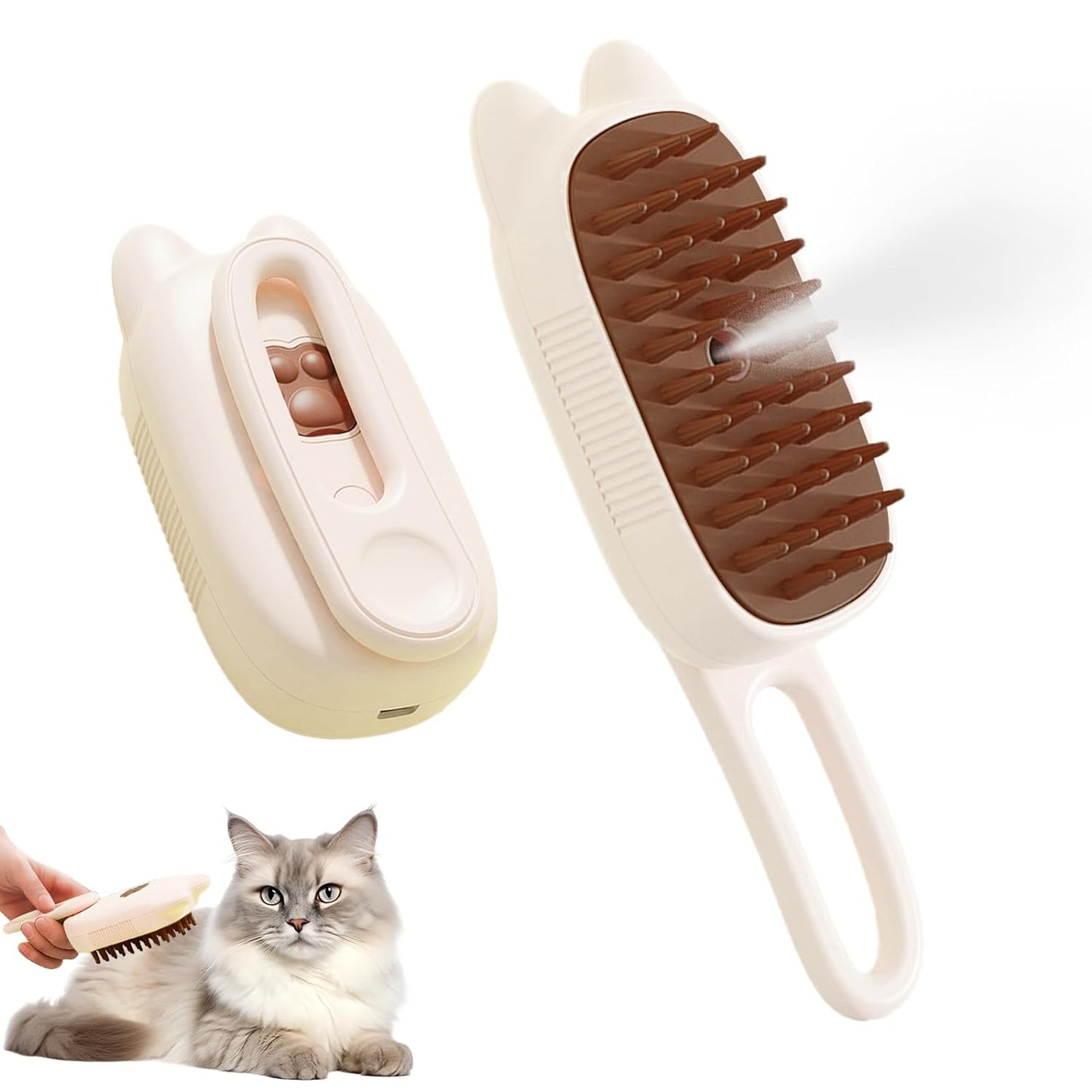 Innovative 3 In 1 Pet Steam Brush
