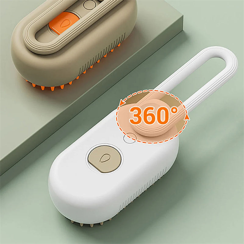 3 In 1 Electric Steam/Spray Massage Brush