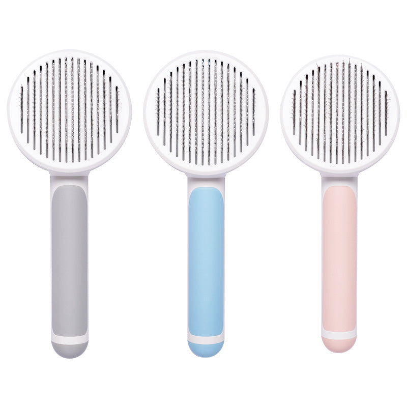 Round Handle Pet Massage Comb