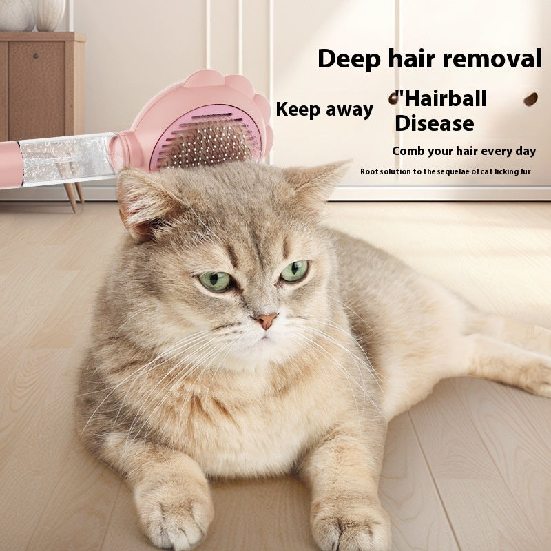 2 In 1 Cleaning Brush Comb With Spray